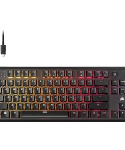 Corsair K70 CORE TKL RGB Mechanical Gaming Keyboard, MLX Red switches, full key rollover, RGB, 1,000Hz, USB wired, iCUE support, PC /Mac /Xbox