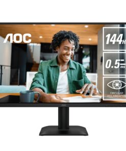 AOC 23.8' IPS, 1920Ã—1080@144Hz, 4ms GtG, 300â€¯cd /mÂ², 1500 1, 178Â° VA, sRGB 112%, HDMI /DP, tilt -5Â°~23Â°, 16.7M colors, 16W (LS)