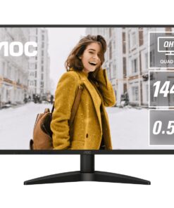 AOC Q27B36X,27' IPS,QHD 2560x1440@144Hz,0.5ms /4ms,300cd /mÂ²,1500 1,HDMI 2.0+DP 1.4,178Â°,VESA100