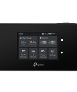 TP-Link M8550 5G Mobile Wi-Fi, 2880 Mbps at 6 GHz or 2880 Mbps at 5 GHz 688 Mbps at 2.4 GHz, 5G 3.4Gbps /900Mbps, 4G Cat19 1.6Gbps /2