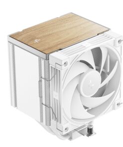 DeepCool AK500 G2 WH Wood Grain Top Cover CPU Cooler, 5 Heat Pipes, 4-pin PWM, Intel LGA1851 /1700 /1200 /115x, AMD AM5 /AM4