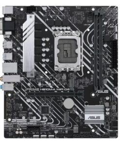 ASUS H610M-A WIFI D4-CSM PRIME mATX, LGA1700, Intel H610, 2xDDR4 64GB, PCIe 4.0 x16, 2xM.2, 4xSATA, Wi-Fi 5, 1GbE