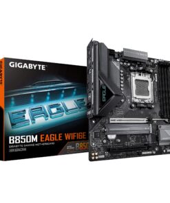 Gigabyte B850M EAGLE WF6E , AMD AM5, 4 x DDR5 up to 256 GB, 1 x HDMI, 1 x PCI Express x16, 2 x M.2, 4 x SATA, 1x USB 3.2