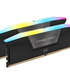 Corsair Vengeance RGB 32GB (2x16GB) DDR5 DRAM 6000MT /s CL38 Memory Kit â€&rdquo; Black