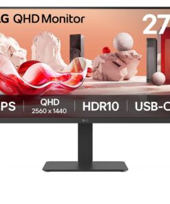 LG 27' 27BA65QB-B.AAU, QHD IPS, 100Hz, HDR10, USB-C PD 65W, Daisy Chain,KVM, 4Ã—USB, DP /HDMI, adj. stand, 350nits, sRGB 99%, 5ms, VESA