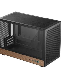 DeepCool CH260 Wood High Airflow Compact Micro-ATX Wood Grain Case.USB3.0Ã—2ã€Gen2 Type-C x1ã€Audio /MicÃ—1