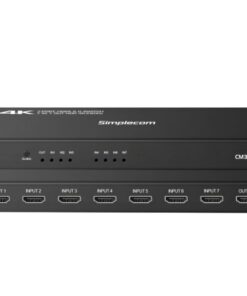 Simplecom CM317 7-Port HDMI 2.0 Switch with Remote 7 IN 1 OUT Splitter HDCP 2.2 4K@60Hz