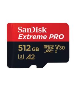 SanDisk ExtremeÂ® PRO microSDXCâ„¢ UHS-I CARD 512GB Write speeds of up to 140MB /S Great for capturing 4K UHD video Lifetime Limited Warranty