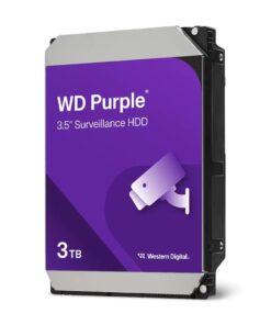 Western Digital WD Purple 3TB 3.5' SATA Surveillance HDD 256MB Cache 3-Year Limited Warranty