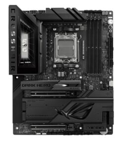 ASUS AMD ROG CROSSHAIR X870E DARK HERO (AM5) ATX Motherboard, AM5, DDR5 256GB, PCIe 5.0, 5x M.2, Wi-Fi 7, 10GbE+5GbE, USB4, ATX, 2yr wty