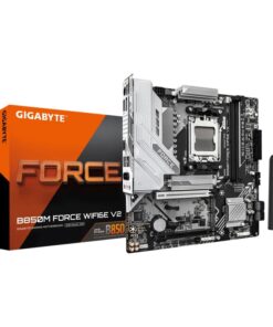 Gigabyte B850M FORCE WIFI6E V2, AMD AM5, 2 x DDR5 up to 128 GB, 1 x HDMI, 2 x PCI Express x16, 3 x M.2, 5x USB 3.2, 6x USB 2.0, 5GbE LAN