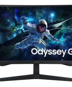 Samsung Odyssey G55C 32' QHD Curved Gaming Monitor 2560 x 144 165Hz16 9 1000R 1ms VA AMD FreeSync HDR10 DisplayPort HDMI Tilt VESA Headphone 3YR WTY