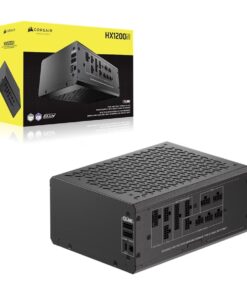 Corsair HX1200i SHIFT Fully Modular Platinum ATX Power Supply, ATX 3.1, 8x PATA, 2x EPS, 8x SATA, 4x PCIe, DSP, fully modular, 140mm FDB fan, 10yr WTY