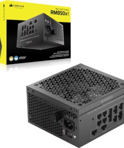 Corsair RM850x SHIFT Fully Modular ATX Power Supply (IN), 850W, ATX 3.1, Gold efficiency, FDB 140mm fan, fully modular, zero RPM, 10yr warranty
