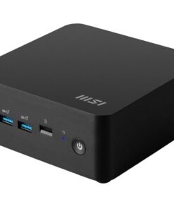 MSI Cubi NUC 1M-016BAU miniPC barebone, Black Intel Core 5-120U DDR5 2*M.2 2*HDMI *TBT 2 LAN /Wifi6E Card Reader Switch Cabl 3Y