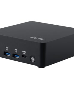 MSI Cubi NUC AI 1UMG-012BAU Mini PC Black Barebone Core Ultra 7 155H, 2x Thunderbolt 4 2x HDMI 2x IntelÂ® I226V (2.5G) Wi-Fi 6E AX211 3Y
