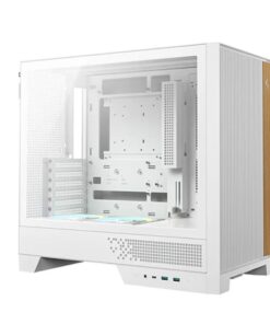 DeepCool CL660 WH Innovative Compartmentalized Optimized ATX Case Pre-installed Dual ARGB Fans, Build-in Atmosphere