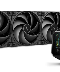 DeepCool SPARTACUS 360 Fully Customisable 6th Gen Liquid Cooler with Silent Ring Fansï¼Œ 3.4' LCD
