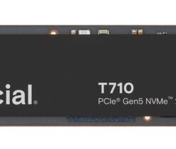 Crucial T710 2TB PCIe Gen5 NVMe 2280 SSD - 14500 /13800 MB /s R /W 1200TBW 2.3M IOPs 1.5M hrs MTTF with DirectStorage for Intel and AMD 5yrs ~CT2000T705SSD