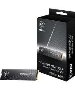 MSI SPATIUM M571 DLP PCIe 5.0 NVMe M.2 2TB, M.2 2280, PCIe Gen5x4 NVMe 2.0, R14500 /W11000MB /s, 2500K /2600K IOPS, 1400TBW, 5yr wty