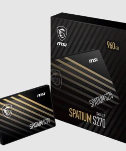 MSI SPATIUM S270 SATA 2.5' 480GB, PHISON S11, 3D NAND, SATA III 6Gbps, Sequential Read up to 500MB /s, Sequential Write up to 450MB /s, 250 TBW, 5Y WTY