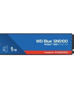 Western Digital WD Blue SN5100 NVMeâ„¢ SSD - 1TB, M.2 2280, PCIe Gen4, Read 7100MB /s, Write 6700MB /s, 1000K /1300K IOPS, TBW 600, 5yr Warranty
