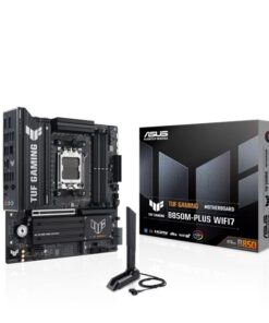 ASUS TUF GAMING B850M-PLUS WIFI7, AM5,B850,4DDR5 256GB,PCIe5.0,M.2x3,WiFi7,BT5.4,2.5GbE,USB20G,DP,HDMI,mATX,3yr wty