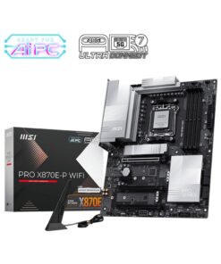 MSI PRO X870E-P WIFI, AM5, X870E, Ryzen 7000-9000, DDR5-8200+, PCIe5 x16, M.2 Gen5, WiFi7, BT5.4, 5G LAN, USB4, Audio7.1