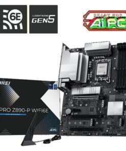 MSI PRO Z890-P WIFI6E, LGA1851, Z890, DDR5 9200+, PCIe5.0, 4xM.2, 5G LAN, WiFi 6E, BT5.3, USB 20Gbps, HDMI2.1 /DP1.4
