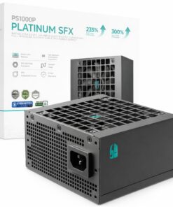 DeepCool PS1000P 1000W Gamer Storm SFX Full Japanese Electroyltic Capacitors Cybenetics Platinum /PPLP 115V Platinum