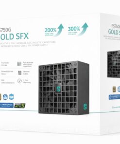 DeepCool PS750G 750W Gamer Storm SFX ,Full Japanese Electrolytic Capacitors, Cybenetics Platinum  /PPLP Gold, Fluid Dynamic Bearing
