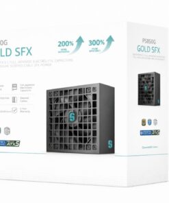 DeepCool PS850G 850W Gamer Storm SFX ,Full Japanese Electrolytic Capacitors, Cybenetics Platinum  /PPLP Gold, Fluid Dynamic Bearing