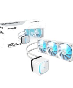 GIGABYTE EAGLE 360 ICE 360mm alu rad, 3x120mm ARGB fans 600-2000RPM, Intel 1851 /1700 /115X /1200 AMD AM5 /AM4, copper pump 3200RPM, 400mm tube