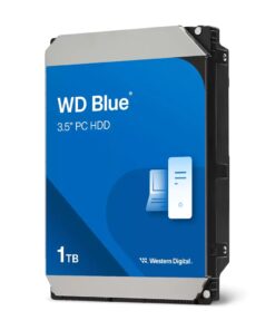 Western Digital WD Blue 1TB 3.5' HDD SATA 6Gb /s 5400RPM 64MB Cache CMR Tech 2yrs Wty