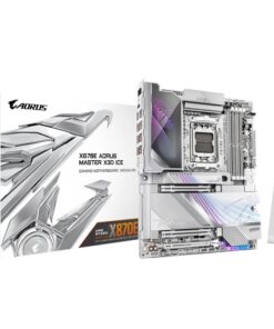 Gigabyte X870E A MASTER X3D ICE  AM5, DDR5 256GB, ALC1220, 10GbE+5GbE LAN, Wi-Fi 7, BT 5.4, Q-Flash, GCC, ATX, Win11, Ryzen 7000-9000