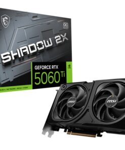 MSI nVidia GeForce RTX 5060 Ti 16G SHADOW 2X OC PLUS, Boost  2482 MHz, CUDA 8960 Units, 16GB GDDR7, HDMIâ„¢ x 1 (embargo)