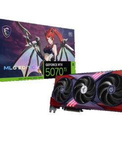 MSI nVidia GeForce RTX 5070 Ti 16G MLG EDITION OC, 8960 CUDA, 16GB GDDR7 256-bit, 28Gbps, 2580MHz, PCIe 5.0, DPx3, HDMI2.1b, 300W, 3yr wty