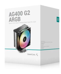 DeepCool AG400 ARGB G2 Superior Performance 4 Heatpipe Single Tower CPU Cooler