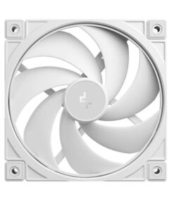 DeepCool FD12 v2 WH 120mm Performance Integral Blade Silent Ring Case Fans, 4-pin PWM, 500~2500 RPM, Hydro Bearing