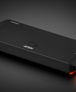 Aten Essential 4-Port True 4K HDMI Switch, HDMI switch for home entertainment, four HDMI sources on a single True 4K display, LPCM 7.1, DolbyÂ®