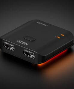Aten Essential 2-Port 8K HDMI Splitter, EDID Syncâ„¢, One HDMI source shares two 8K @ 60Hz  / 4K @ 120Hz displays, LPCM 7.1, DolbyÂ® and DTS-HD Master Audio