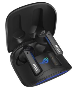 ASUS ROG Cetra True Wireless SpeedNova Black, Dual-Mode, Bone-Conduction AI Microphones, Up to 46-hour battery life, Hybrid Multipoint